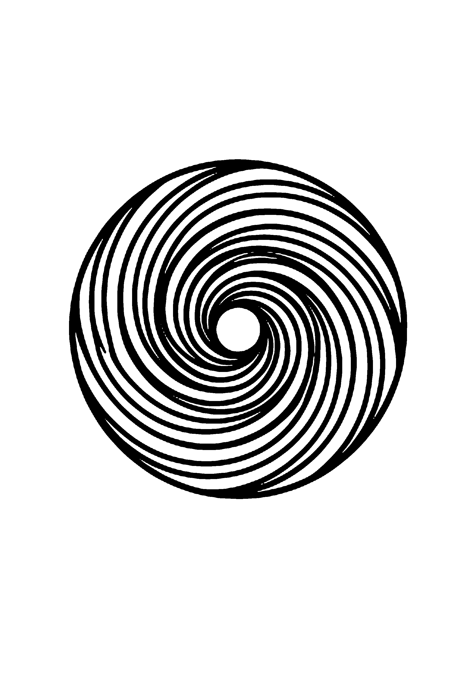Coloriage aux contours nets : Mandala Géométrique d'Équilibre