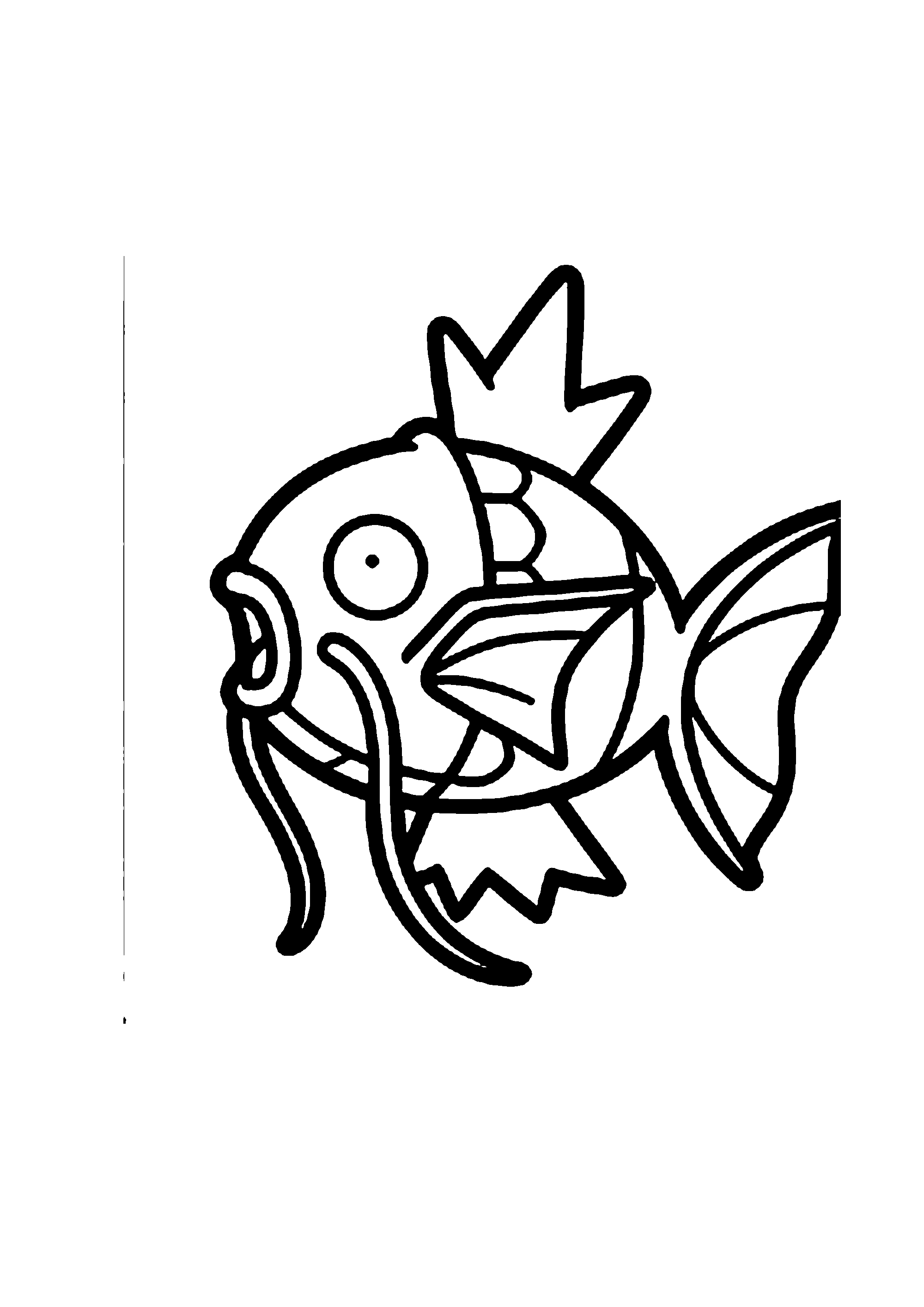 Coloriage aux contours nets : Coloriage Épique Pokémon